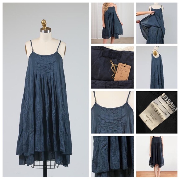 CP Shades Dresses & Skirts - SOLD - NEW CP Shades Lia Boho Dress Ink Sz LG